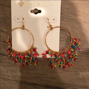 Fun dangly stone earrings